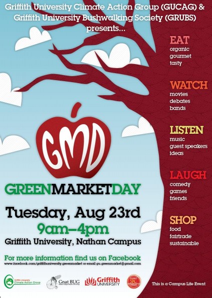 Green Market Day flyer - Aug 11