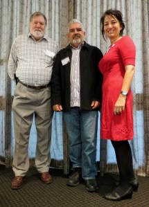 (l-r) Len Kann, Michael Fox, Laurie Deacon