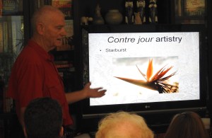 Alan presenting crop