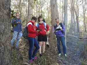 Citizen Scientists checking nest boxes - 27 Aug 2016 low res
